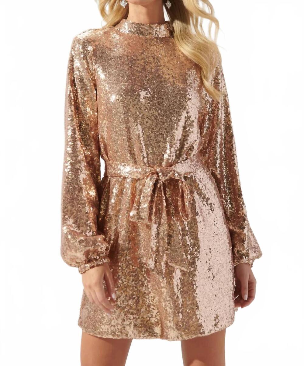 NEW SUGARLIPS shining star dress in gold